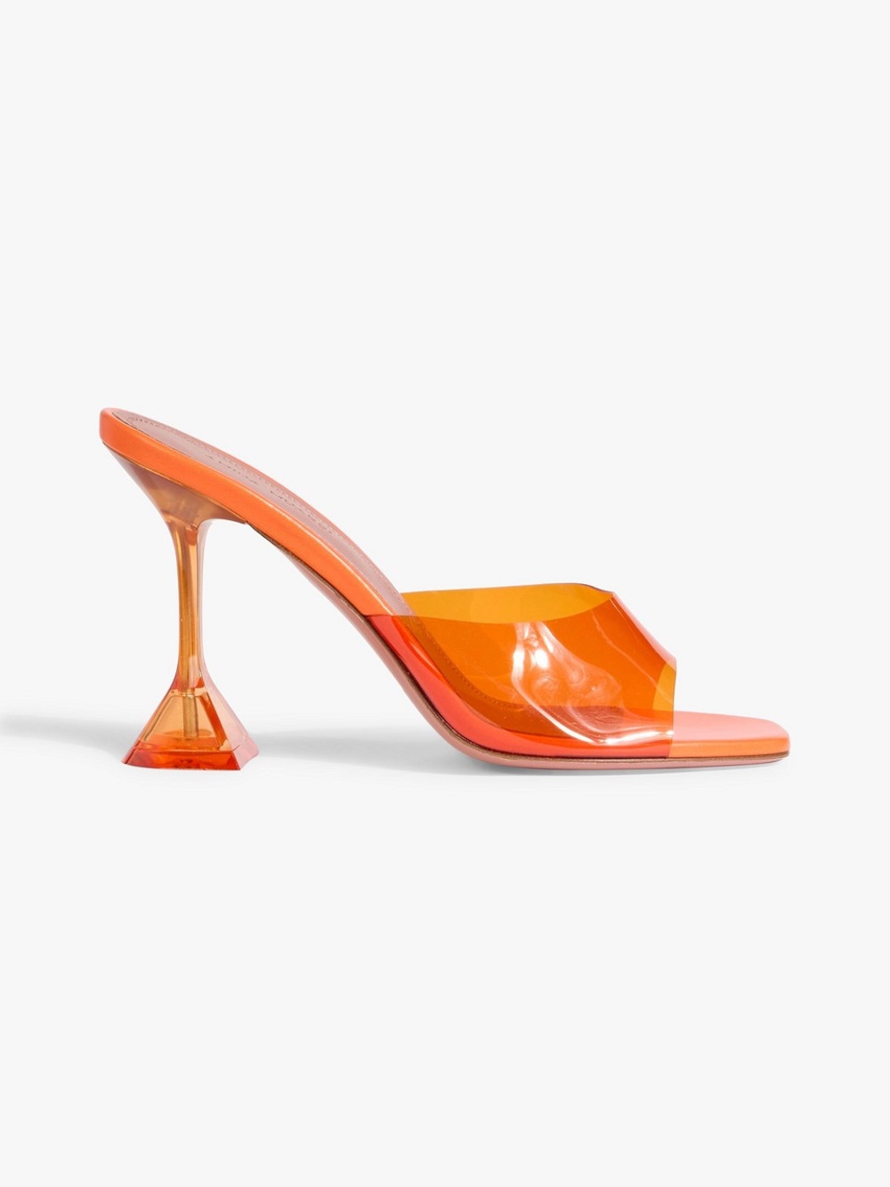 Amina Muaddi Sculpted-Heel Slide